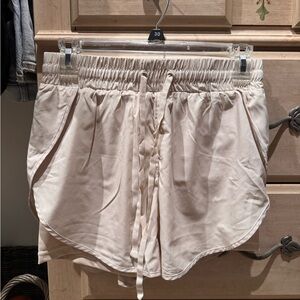 BuffBunny Cream Athletic Shorts